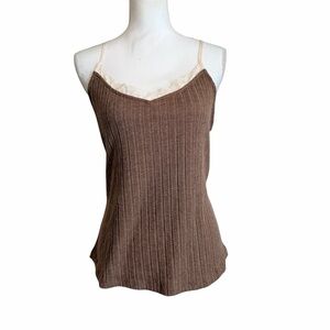 NWT Perch by Blu Pepper tank top with lace detail women's size 2xl